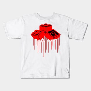 Brick Bleed Red Kids T-Shirt